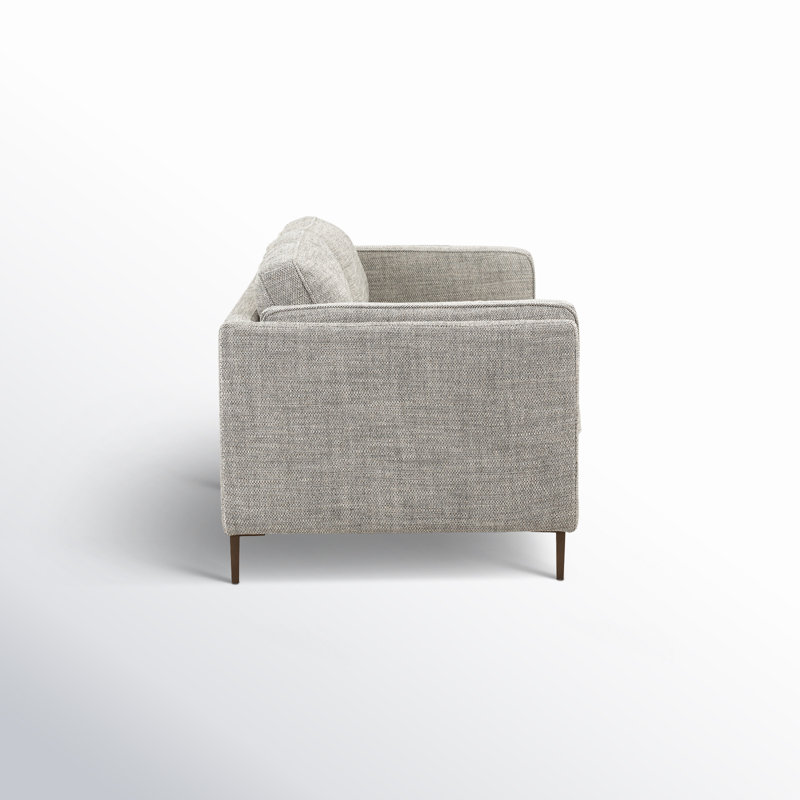 Carson 84" Sofa, Gray Polyester Blend
