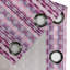 Red Barrel Studio Pink Grommet Curtain 2-Panel Window Drapes, 50"x108", Cadet Blue Dried Rose