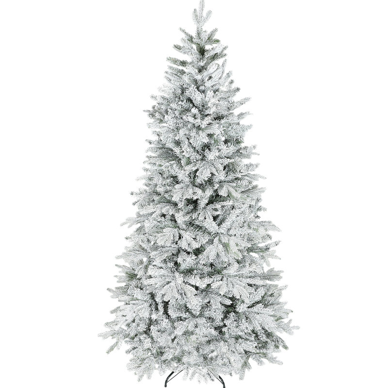 Arbre de Noël artificiel givré 7,5 pi