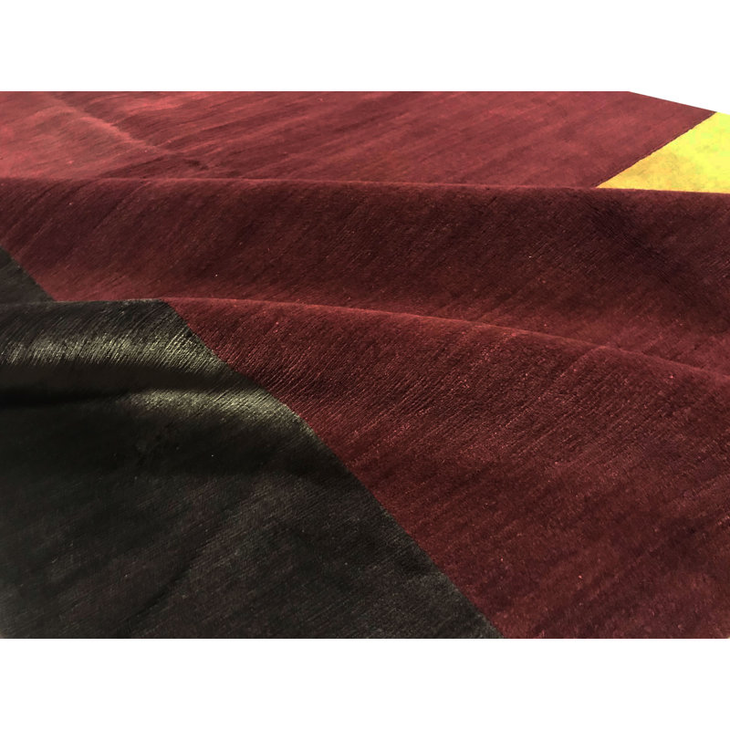 Hand-Knotted High-Quality Red Area Rug