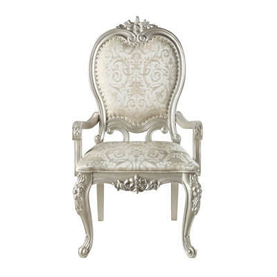 Chaise avec accoudoirs en tissu Bemment (ensemble de 2)