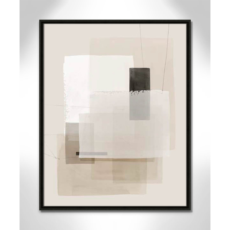 «Mystical Momentum II» par Hazel J, Pas de tapis, H 29,5 po x l 23,5 po x P 2 po, Cadre flottant espresso