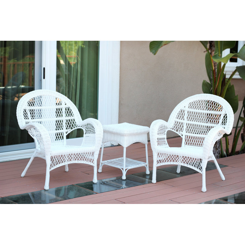 Mangum 2 - Person Patio Conversation Set, White