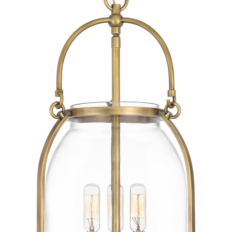 Luminaire suspendu lanterne à 3 lumières
