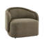 Chaise d'appoint incurvée verte de 34 po-1695652348