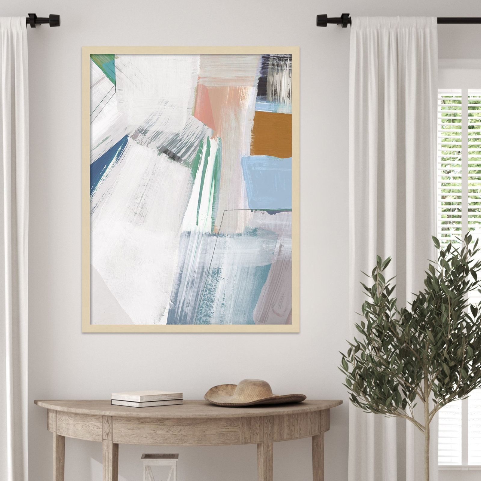 Gilpin "Buildings No. 2" Print by Cartissi, 33" H x 25" W, Brown