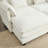 Zuri Chenille Fabric Upholstered 2-Seater Sectional Sofa with Ottomans-796484352