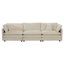 Ensemble de canapé luxueux en chenille de style confort pour les salons