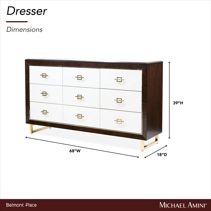 Belmont Place 9 - Drawer Dresser