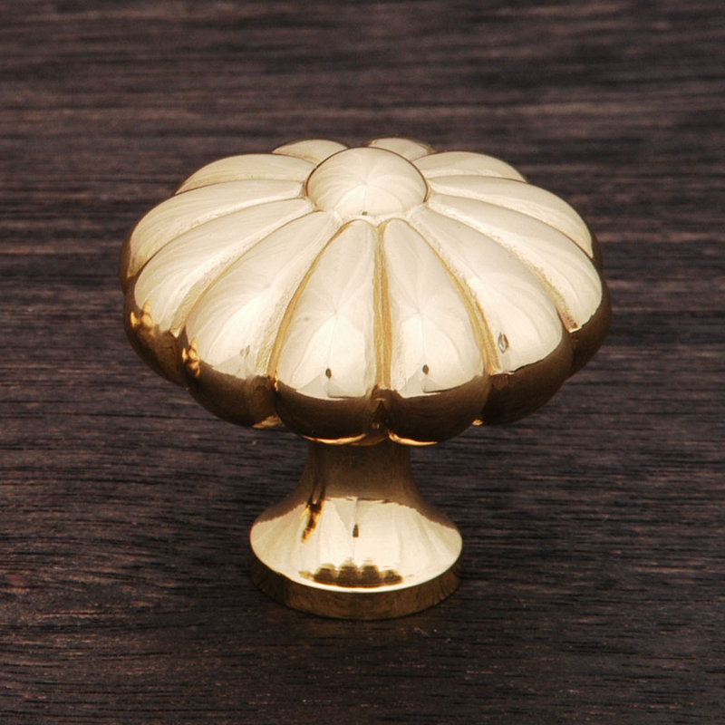 CK Series Knob, Large, Polished Brass