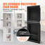Niche de douche prête pour le carreau 16 po x 16 po et 16 po x 20 po, organisateur à trois tablettes, niche carrée encastrée murale encastrée, niche de rangement scellée à savon moderne pour salle de bain, noire