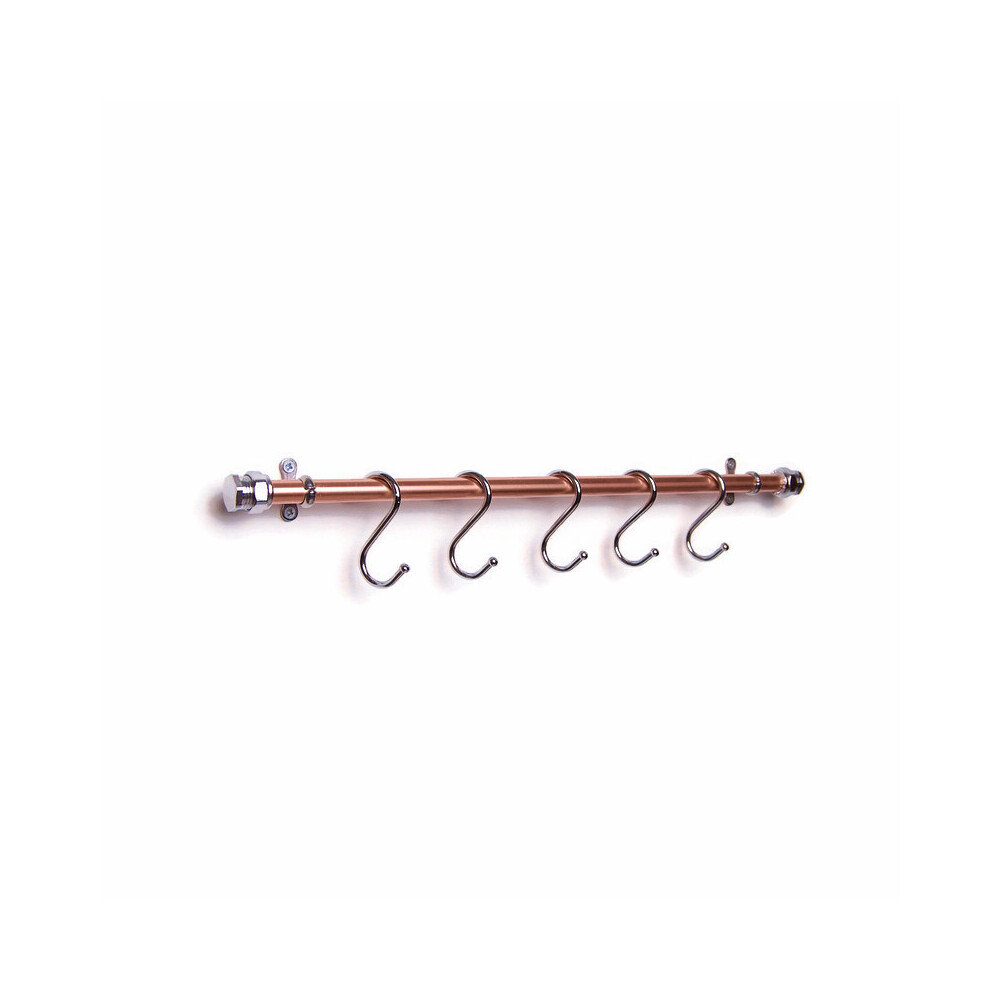 QuirkHub Copper Utensil Rail Holder