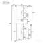  Armoire de rangement pour salle de bain avec espace de rangement multifonctionnel, tiroir avec glissières, tablette réglable, noir-1042167807