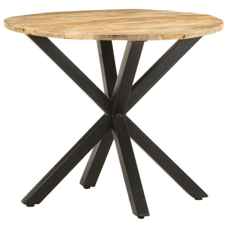 Trista Pedestal End Table, Natural