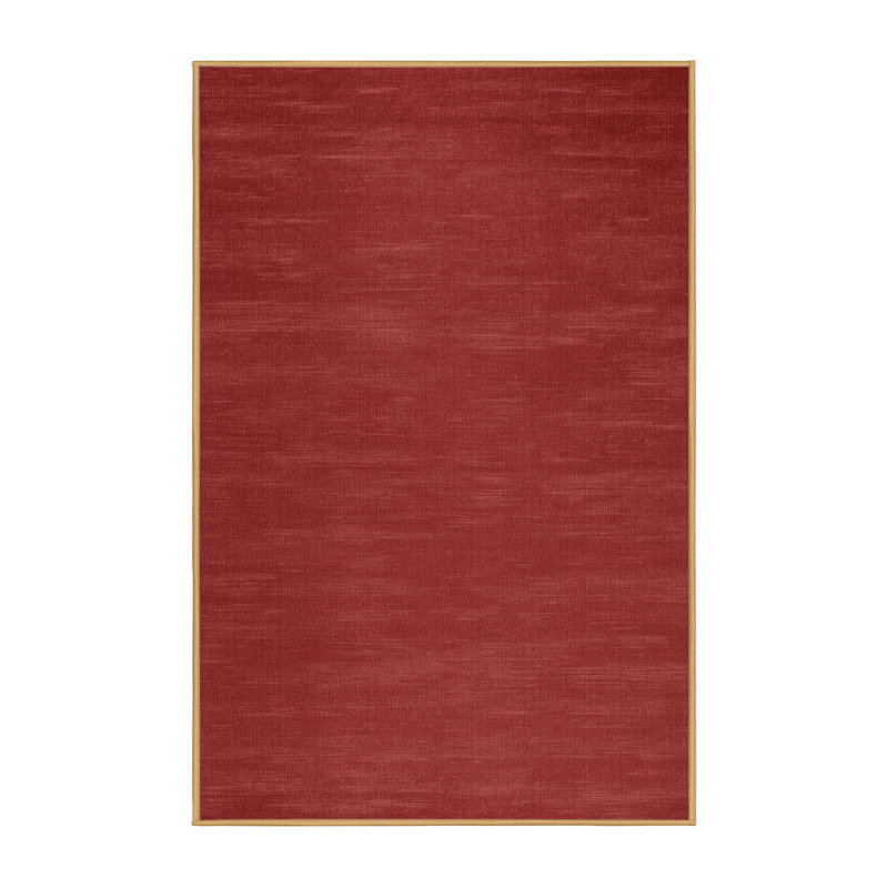 Machine Washable Solid Brown Area Rug, Rectangle 2' x 3'