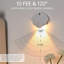 2 Pack Shell Motion Sensor Night Light Rechargeable 3 Colour Mode Dimmable Magnetic LED Wall Light-1376383492