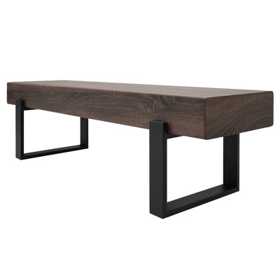 Banc à chaussures industriel 59 "et banc de table de cuisine, lit moderne pour couloir, salle à manger stable, surface facile à nettoyer