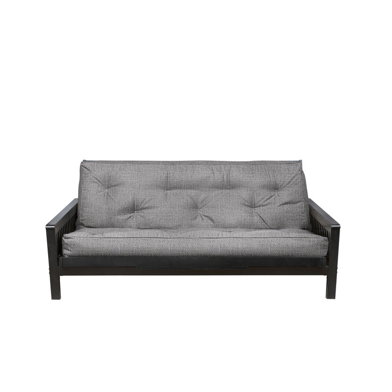 Matelas de futon double en mousse viscoélastique 6 "Annique, Gris, Full, Grey