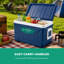 ROYALFORD 62L Large Insulated Cooler Box | Portable Ice Box with Handle | Heavy Duty Cool Box for Camping Picnic Travel| 3 Layer Insulation Chiller Box BPA Free High Performance Cooling Upto 24 Hour-70500293