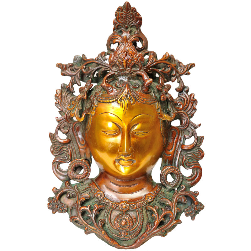 Masque mural Tara (divinité bouddhiste tibétaine)