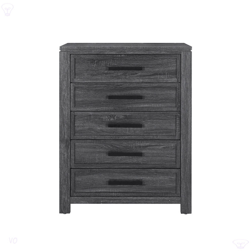 Commode gris foncé AYA