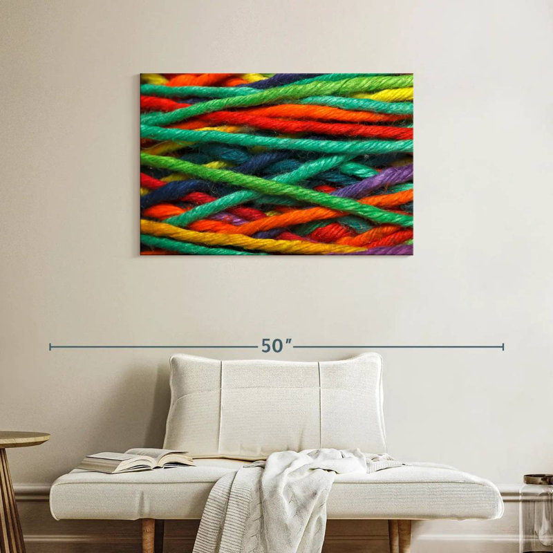 Fils multicolores Senne, H 24 po x l 36 po