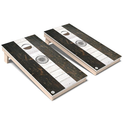 Ensemble de planche à cornhole composite toutes saisons International Flag