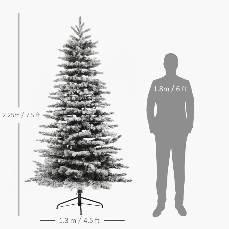 Arbre de Noël artificiel pin de montagne 7,5 pi préinstallé