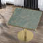 Tables de salle à manger carrées modernes avec plateau en faux marbre, élégantes et durables pour la maison