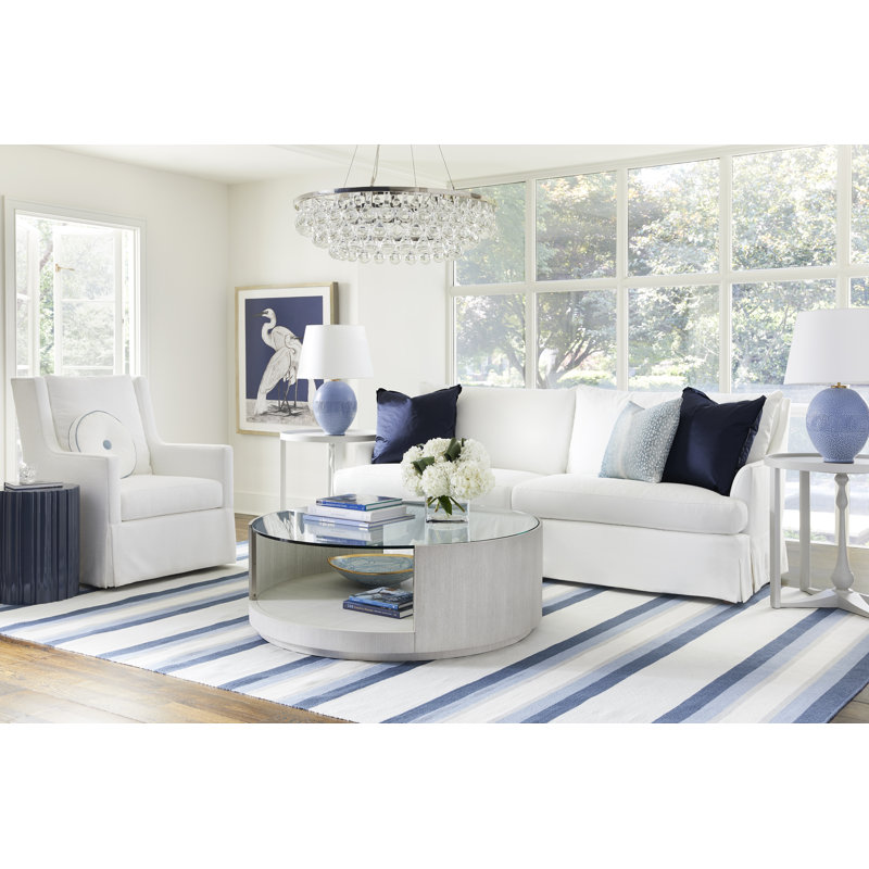 Axis Glass Coffee Table, Casa Blanca