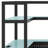 Contemporary Daybed with Desk, LED Lighting, Drawers, Shelves & Charging Station-129390791