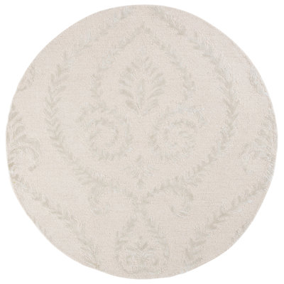 Glamour 612 Hand Tufted 55% Wool; 35% Viscose; 10% Cotton Damask Rug
