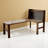 Simple solid wood L-shaped desk-1623833001