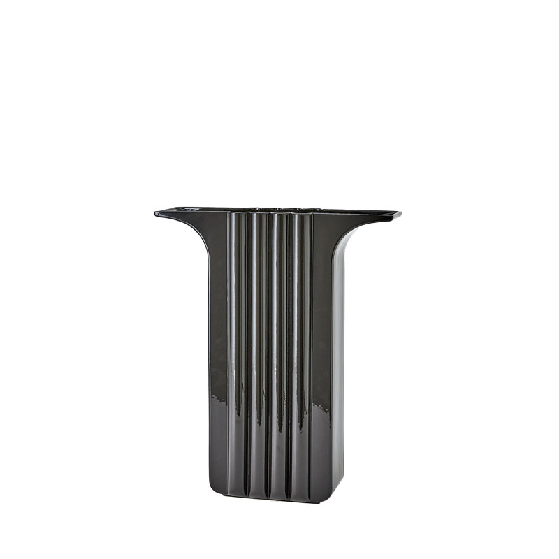 Vase colonne volante - noir - large