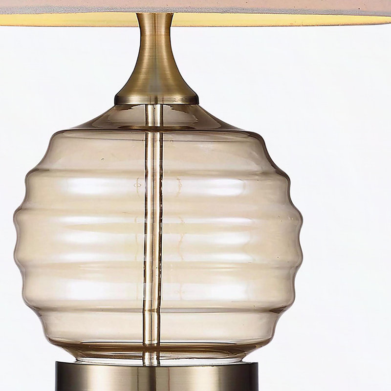 22.5" Tuscan Sun Glass Table Lamp