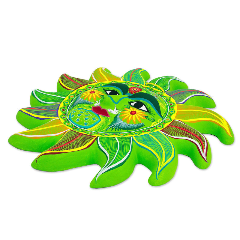 Décoration murale d’ornement en céramique fraîche du soleil avril