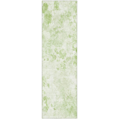 Premium Machine Washable Prisco Aloe Rug