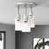 Archiebald Glass Semi Flush Mount