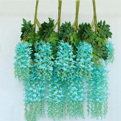 Faux Wisteria Swag