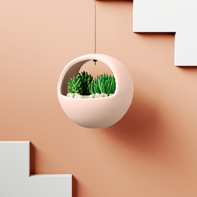 Pot à fleurs suspendu en céramique Tarvo