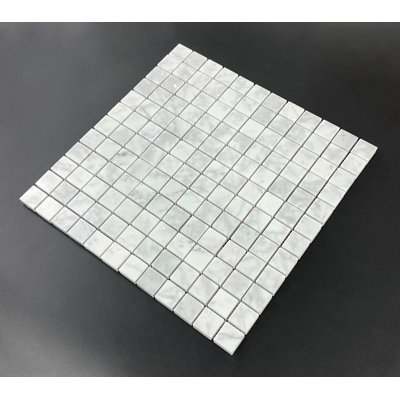 Carreau de mosaïque en marbre 1 po x 1 po pour mur et plancher
