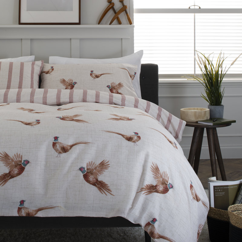 Cotton Blend Duvet Cover Set with Pillowcases, Single Duvet Cover + 1 Standard Pillowcase