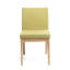 De 2 sièges de salle à manger attrayants en tissu - P 23,03 po x l 17,52 po, H 32,09 po, siège de 19,25 po, fauteuils à assembler-1027731681-1027731680