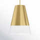 Crowne Single Light Glass Dimmable Pendant