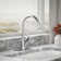 Rival Pull Down Single Handle Kitchen Faucet with Two-Function Sprayhead