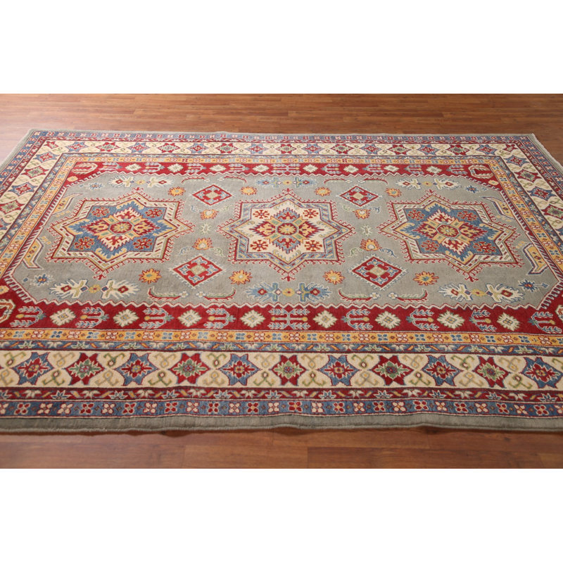 Handmade Kazak Oriental Area Rug