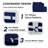 Outdoor 4'' Sectional Cushion Cover-886191438