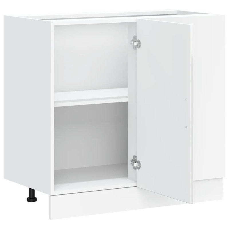 Kitchen Base Cabinet Kalmar Engineered Wood, High Gloss White
