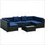 Outdoor Conversation Sofa Set,Garden Rattan Furniture Set,7-Piece Outdoor Wicker Sofa Set-2100776101-2100776099