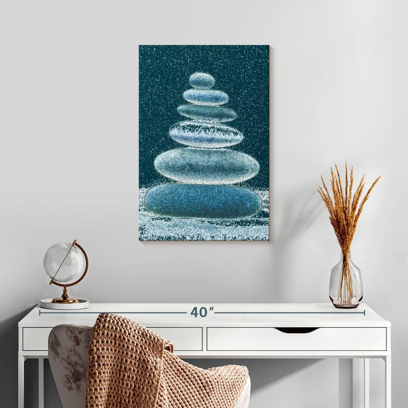 Alvord Winter Stone Stack, 24" H x 16" W